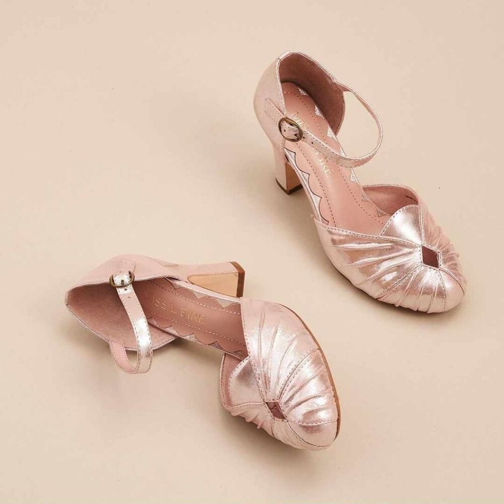 Miss L Fire Amber Heels Sz 39